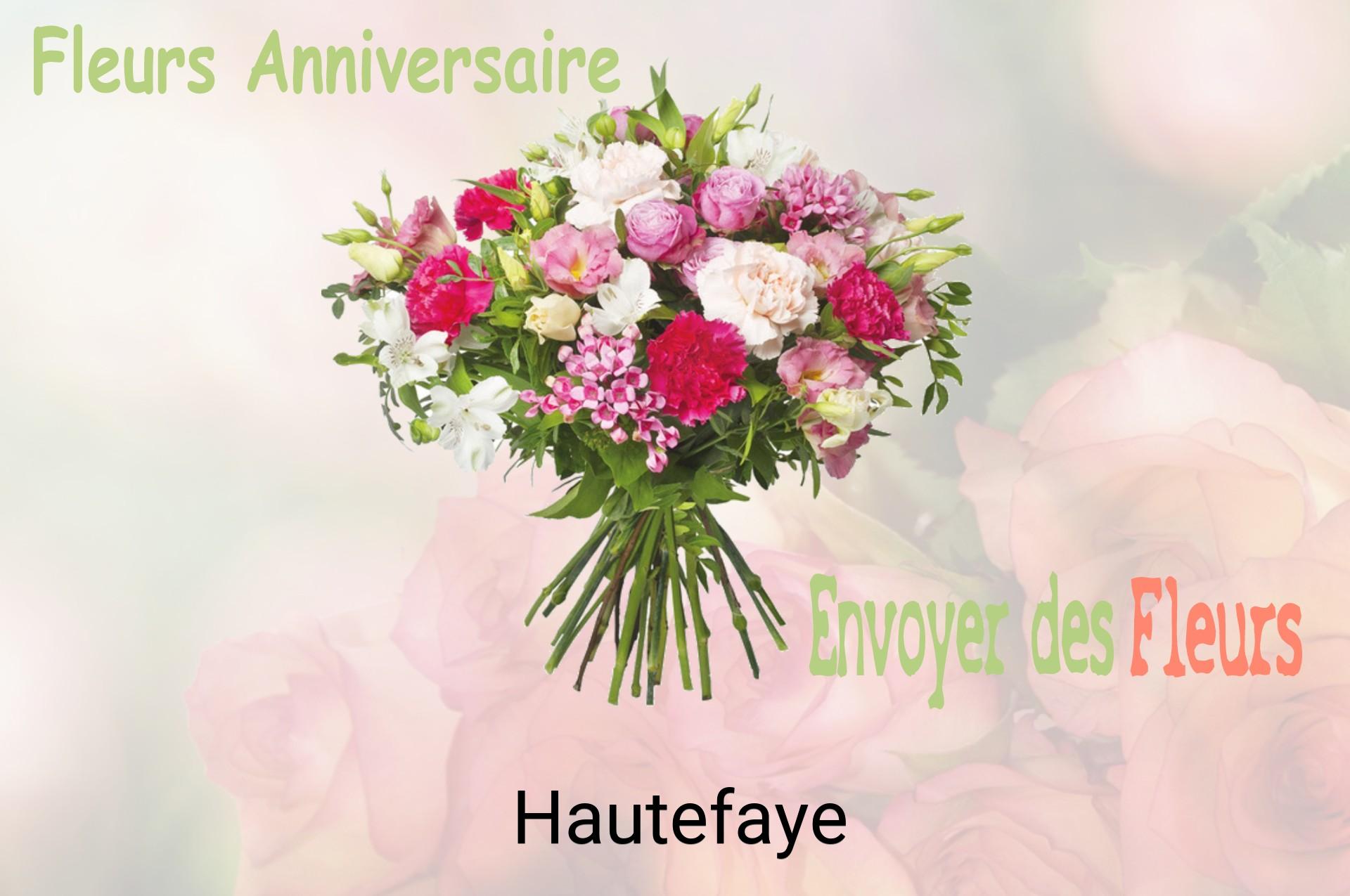 Bouquet de fleurs d’anniversaire livré à Hautefaye