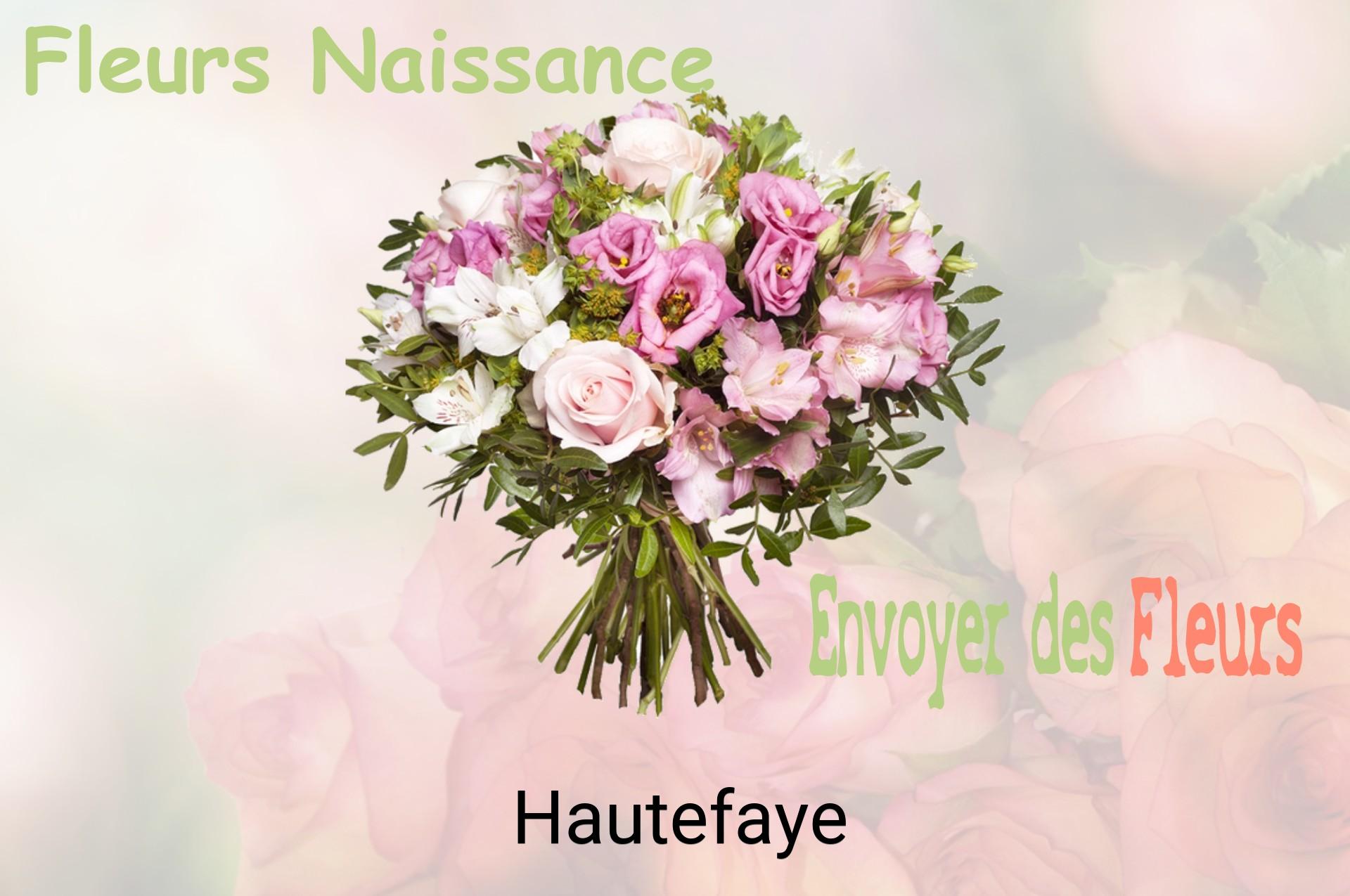 Bouquet de fleurs de naissance livré à Hautefaye